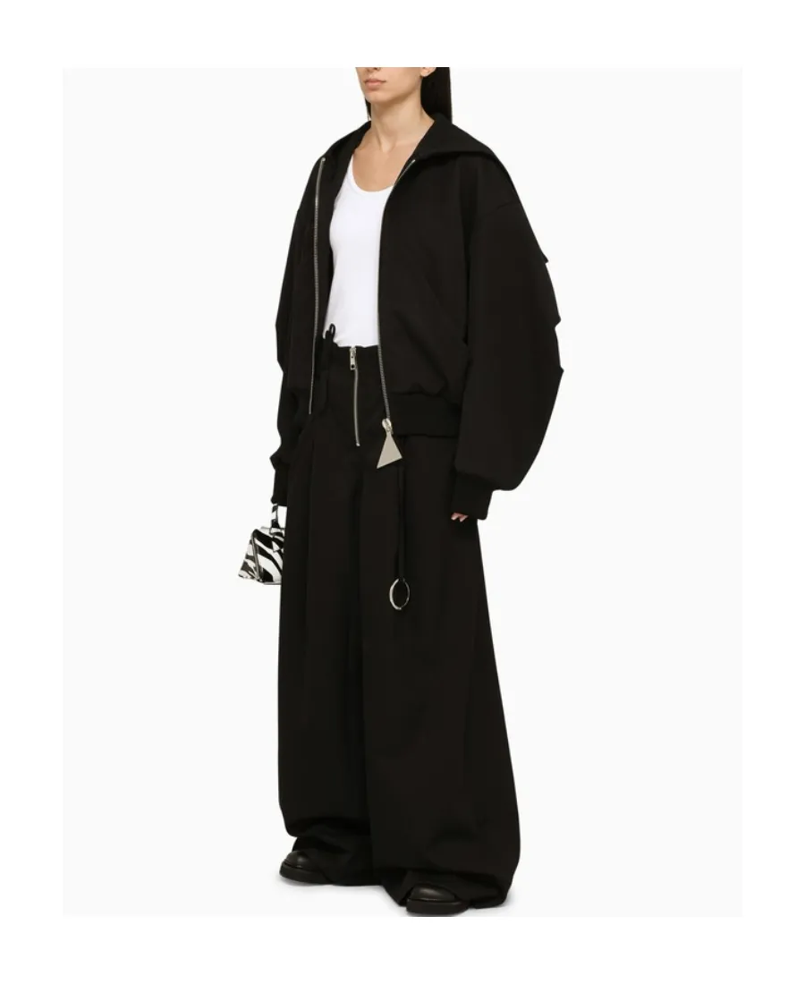 Large Silhouette Wool Trousers