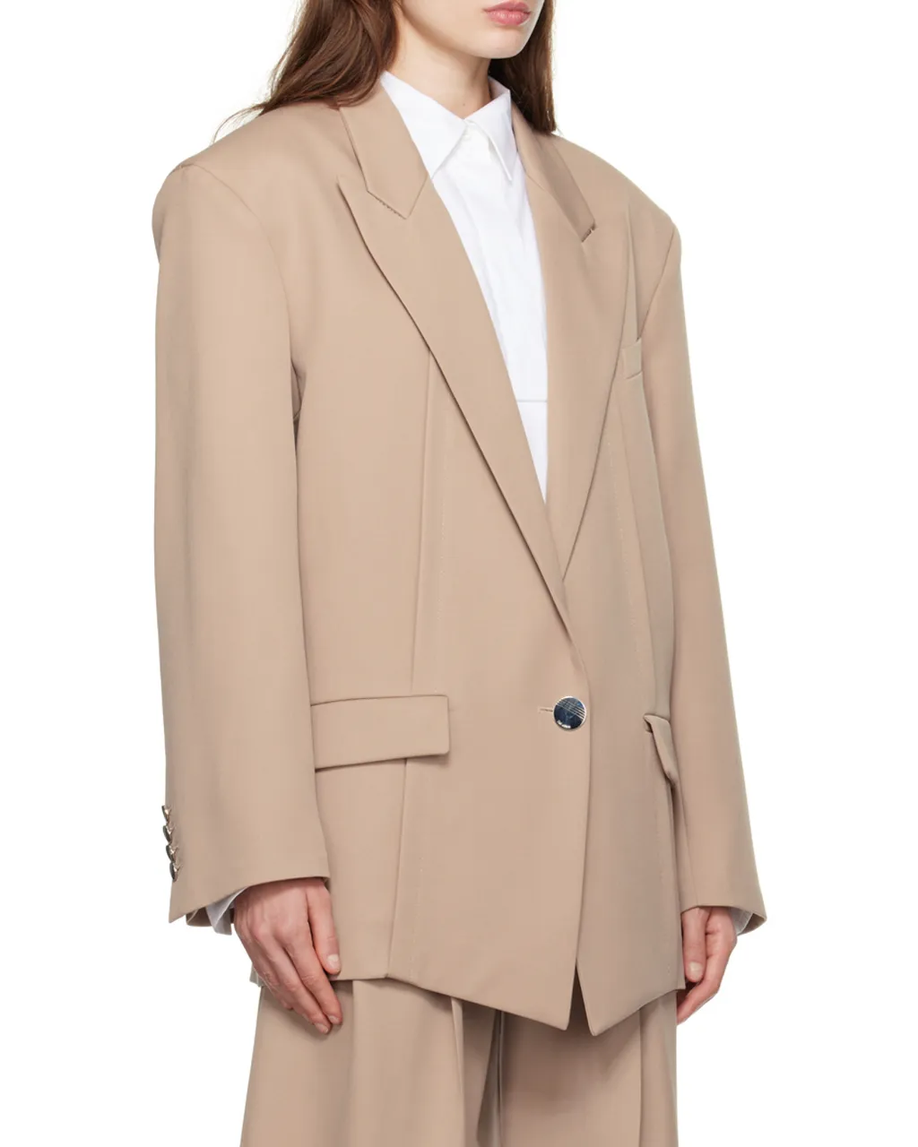 Glen Single-Breasted Blazer