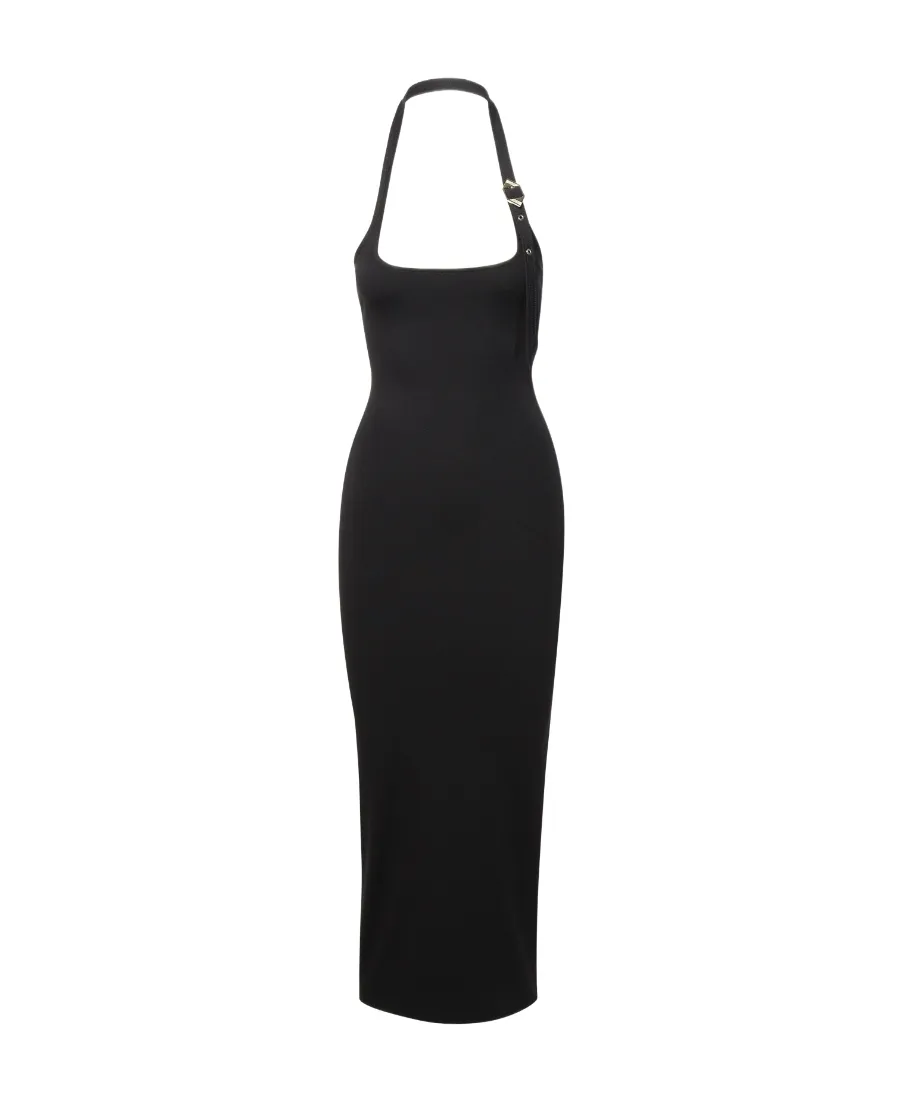 Halterneck Midi Dress