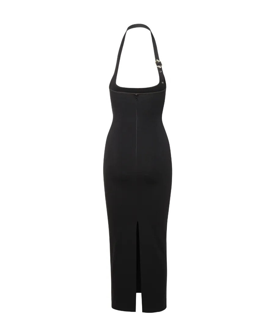 Halterneck Midi Dress