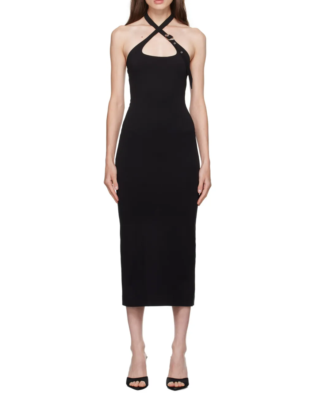 Halterneck Midi Dress
