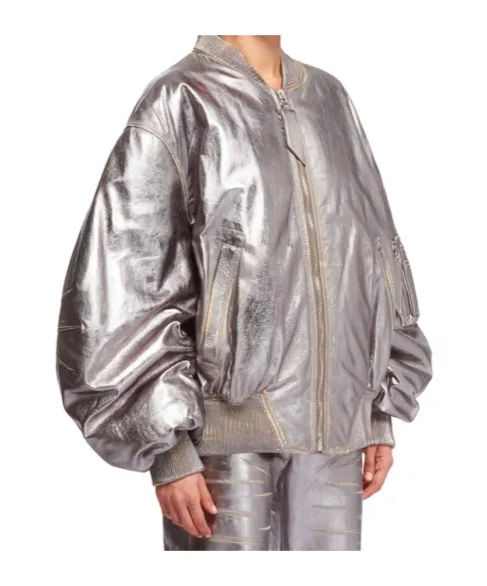 Leather Bomber Jacket