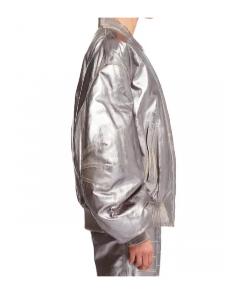 Leather Bomber Jacket