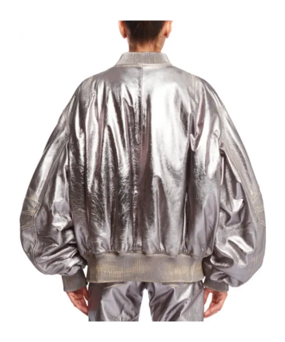 Leather Bomber Jacket
