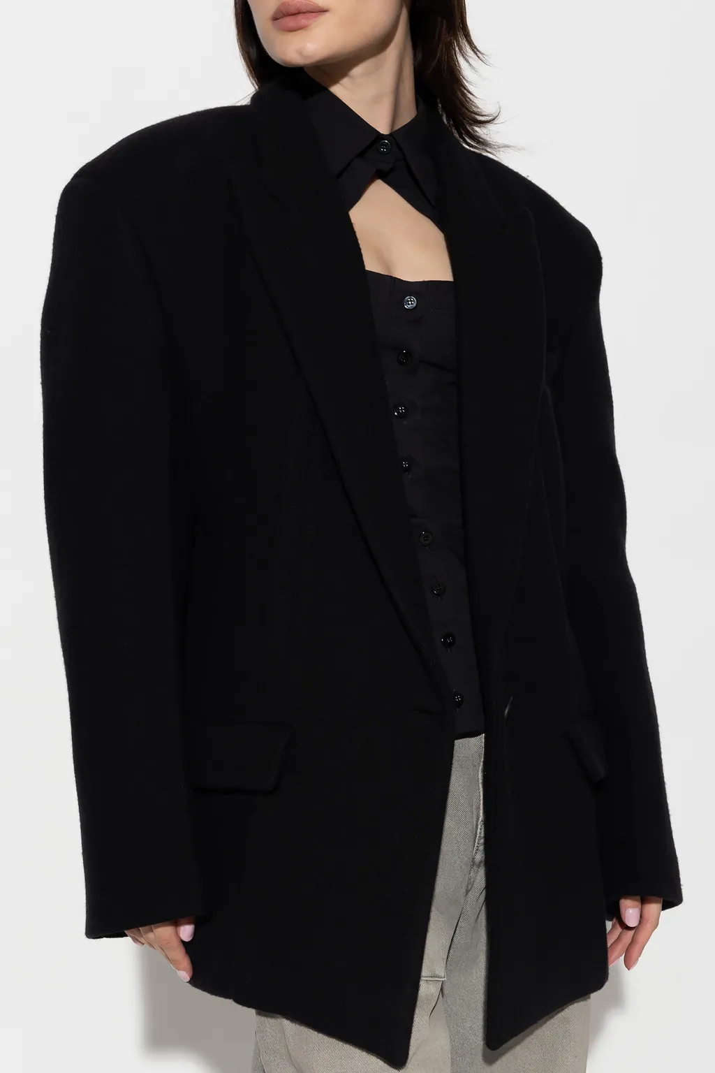 Glen Oversized Short Coat