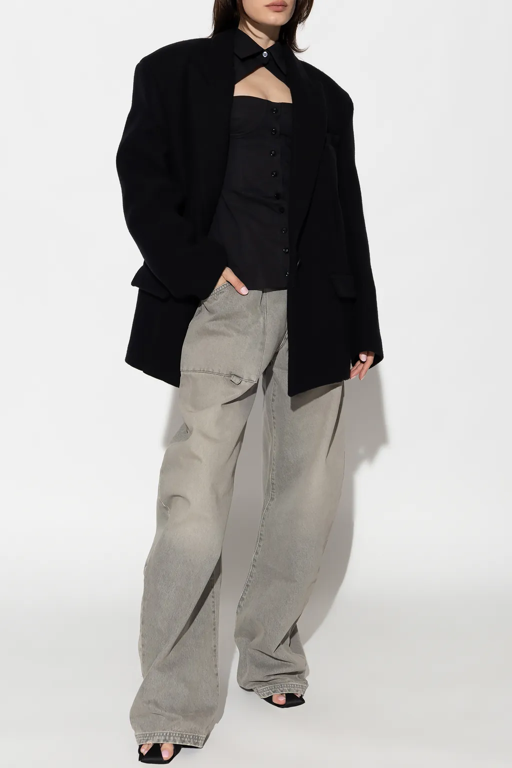 Glen Oversized Short Coat