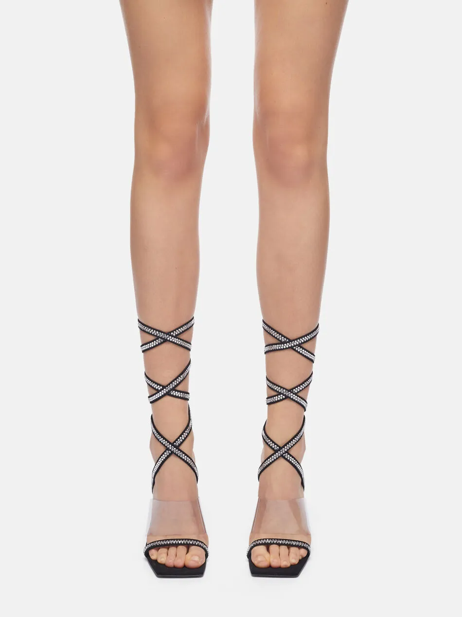 Open-Toed High-Heeled Sandals