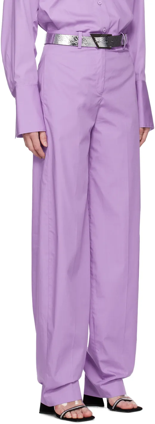 Pressed Crease Tailored Trousers