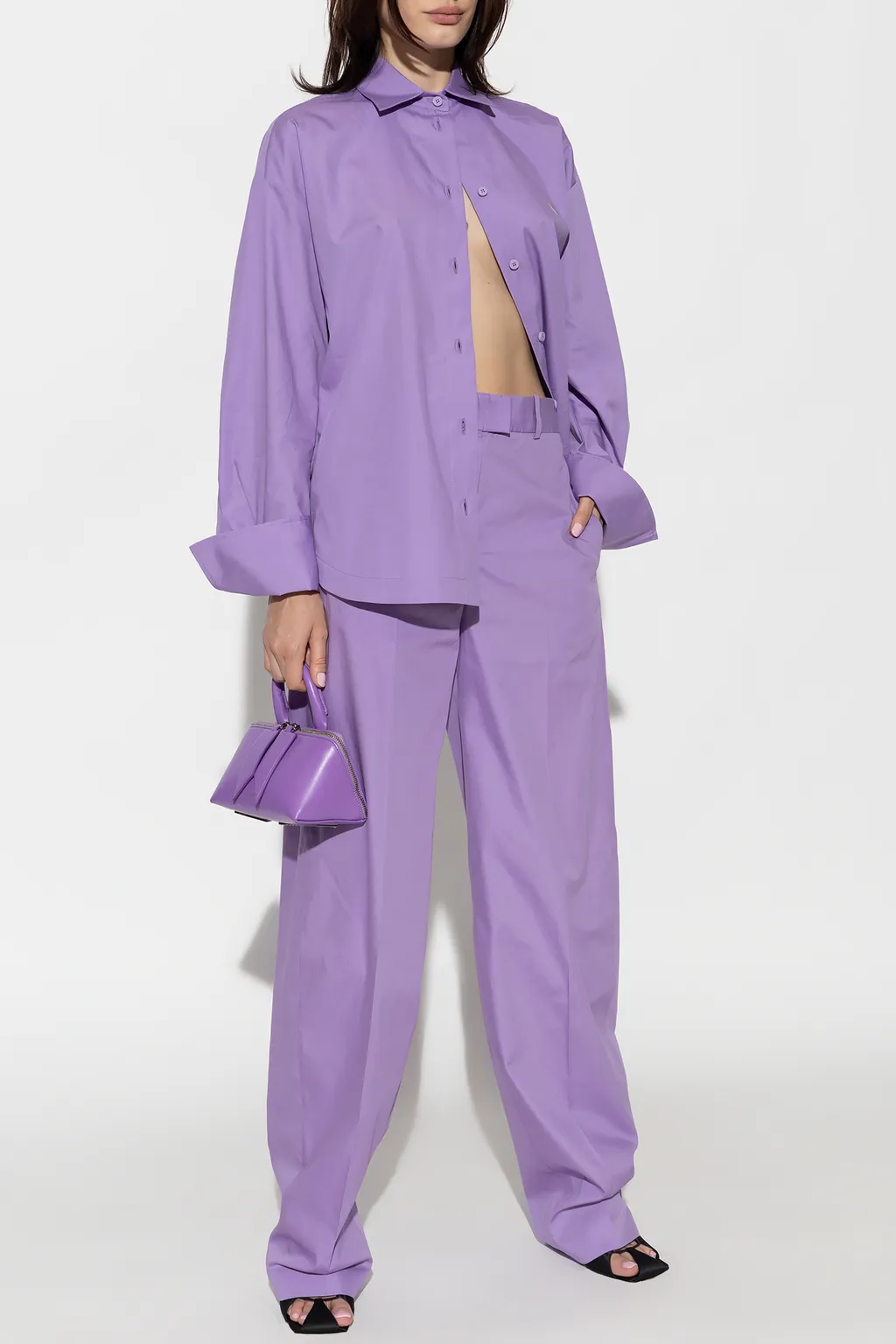 Pressed Crease Tailored Trousers