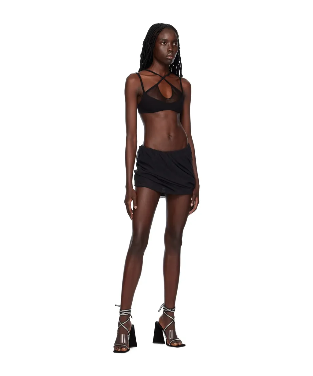 Pleated Mini Skirt