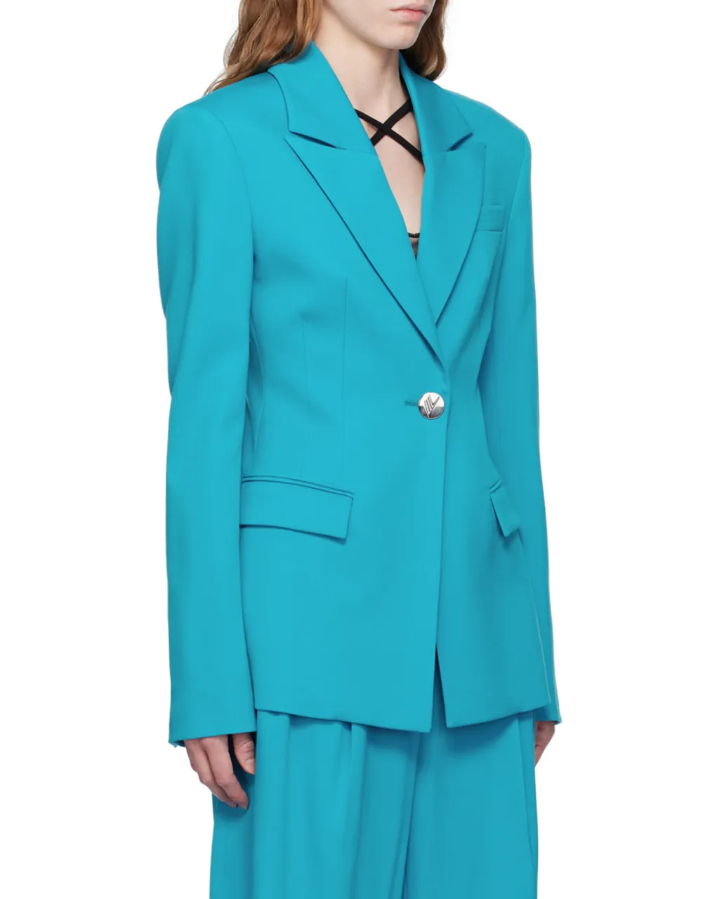 Single-Breasted Long-Sleeved Blazer