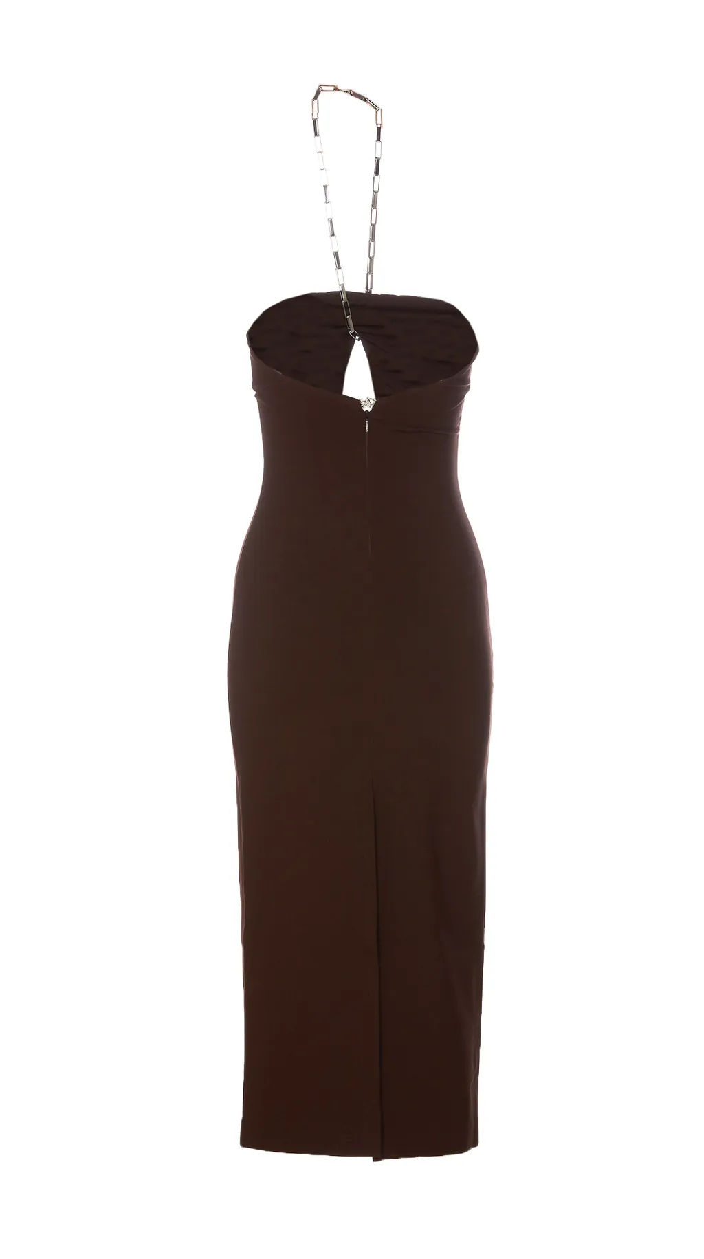 Chain Detailed Halterneck Dress
