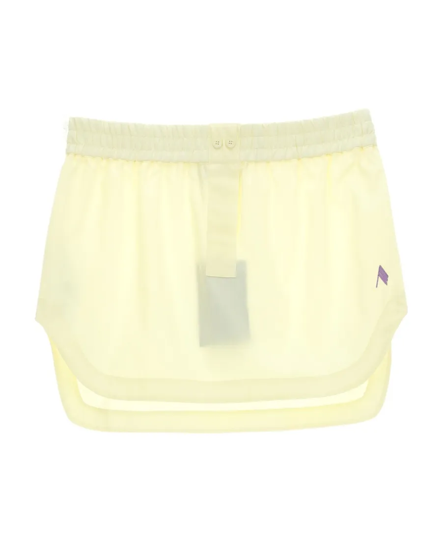 Rooney Curved Hem Mini Skirt