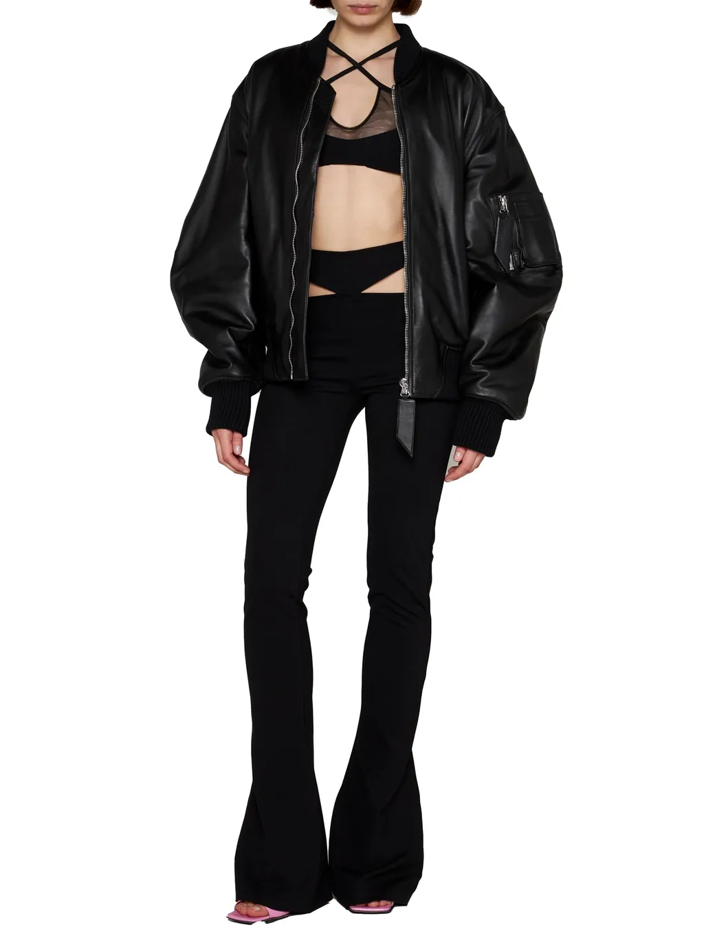 Remi Cut Out Flared Trousers