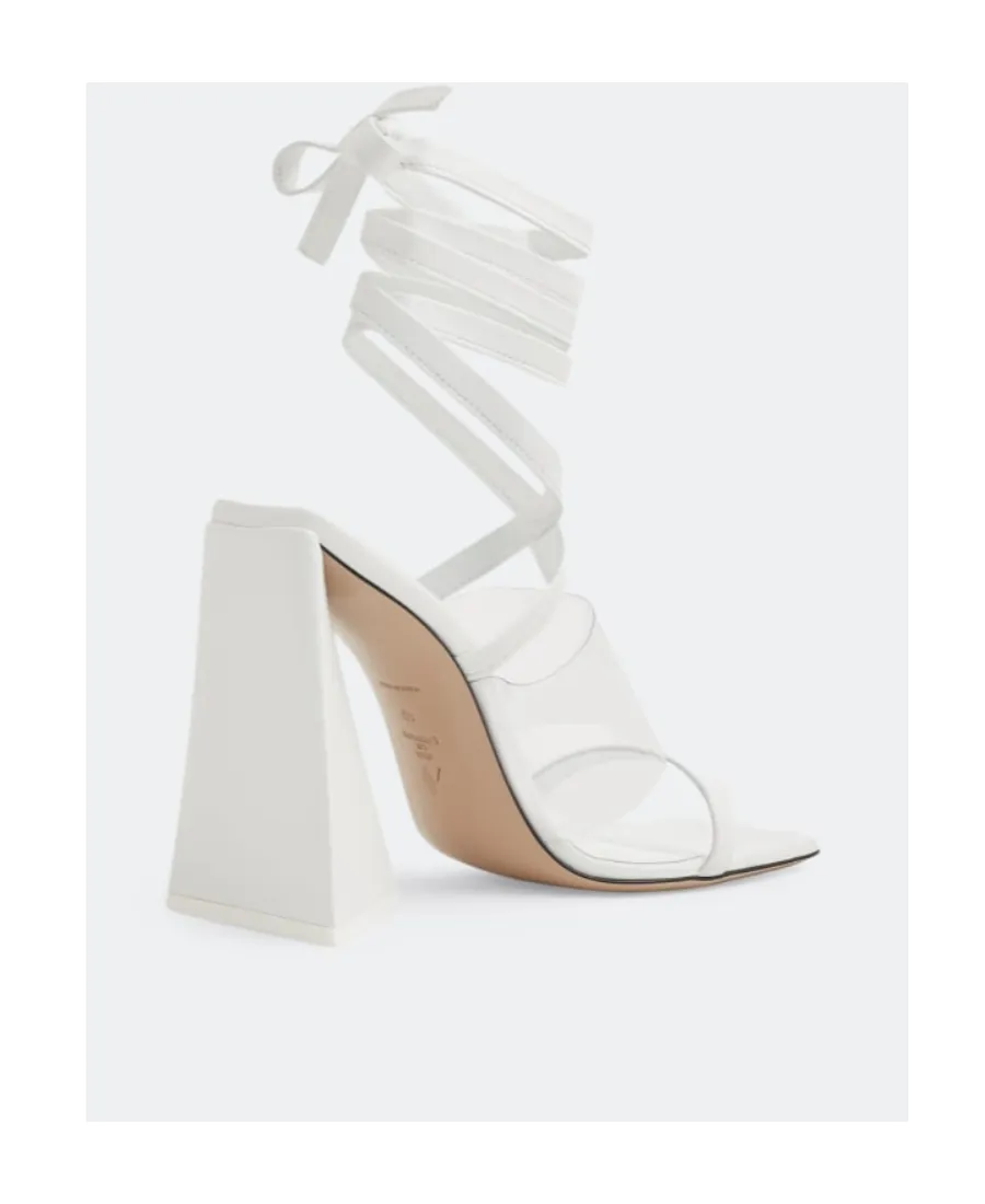 Isa Tie-Fastening Leather Sandals