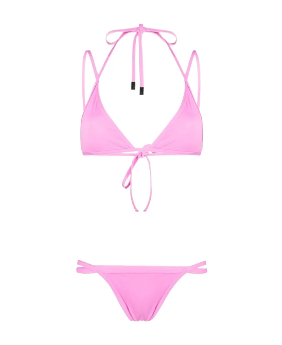 Strap-Detailed Two-Piece Bikini Set