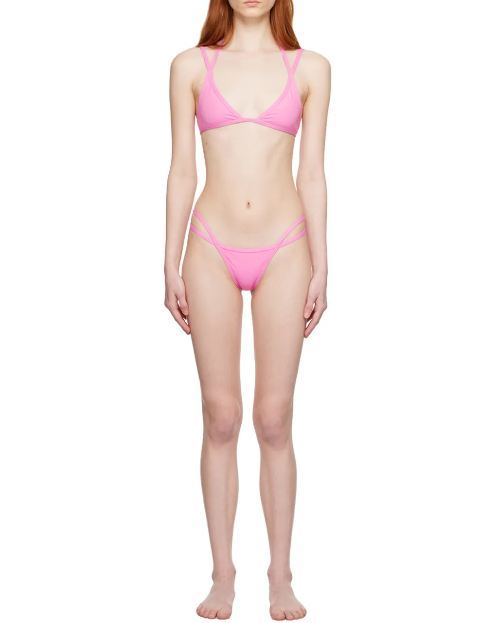 Strap-Detailed Two-Piece Bikini Set