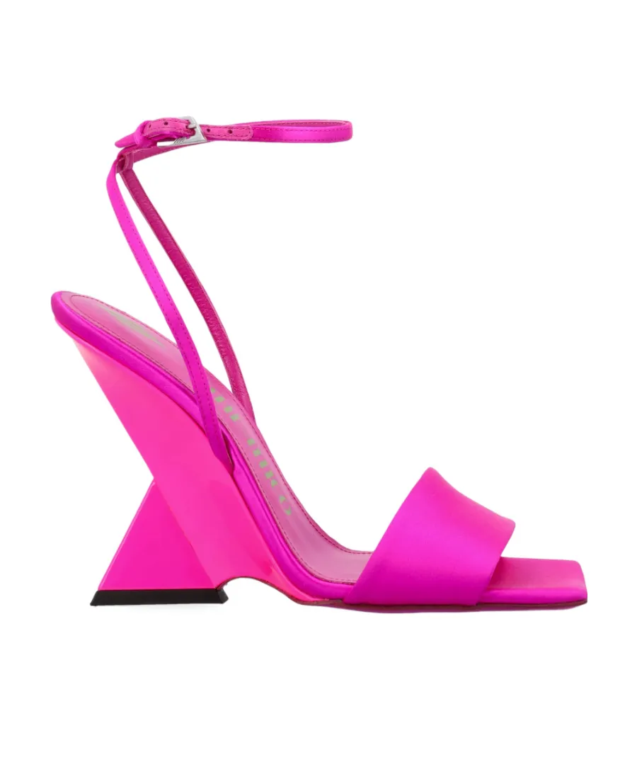 Block Heel Ankle Strapped Sandals