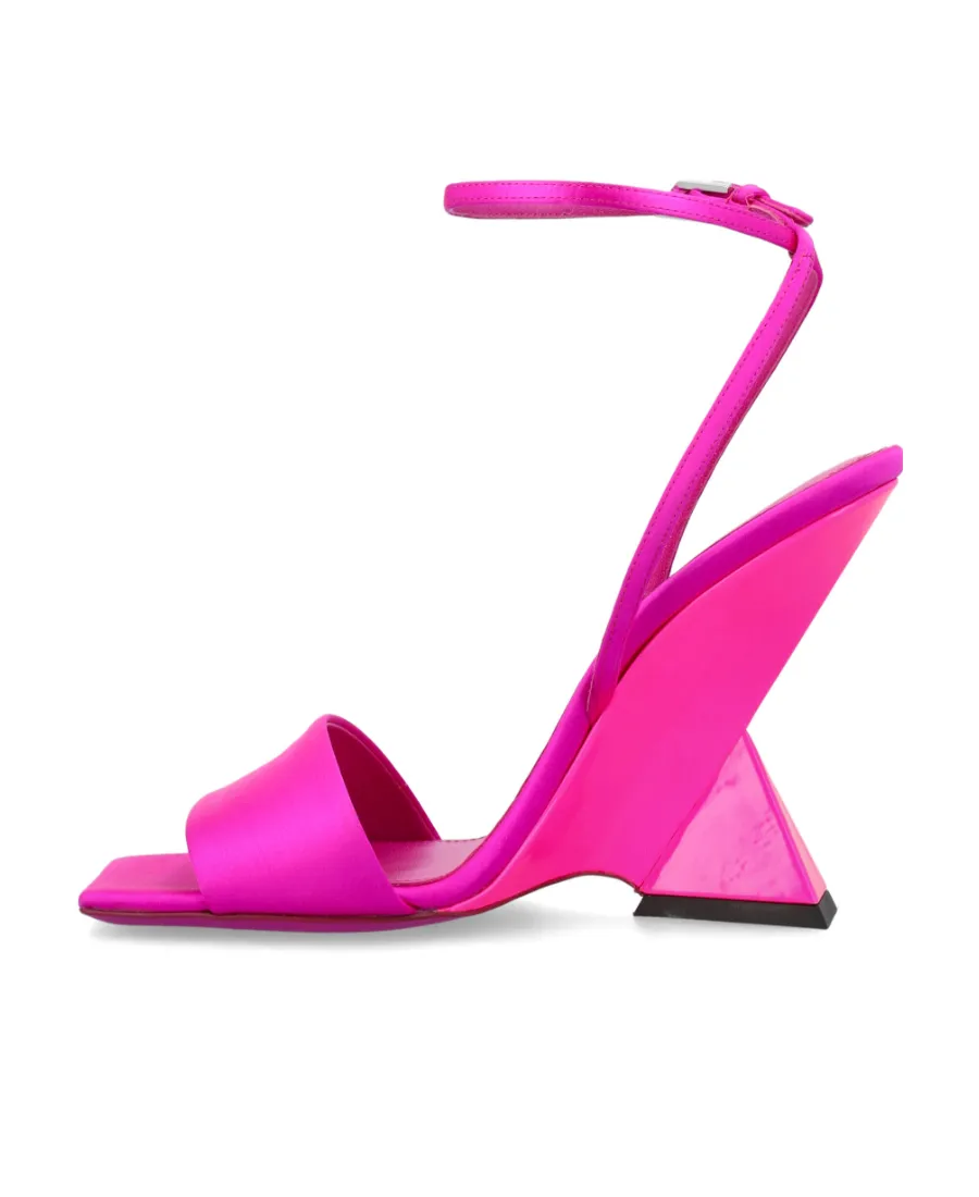 Block Heel Ankle Strapped Sandals