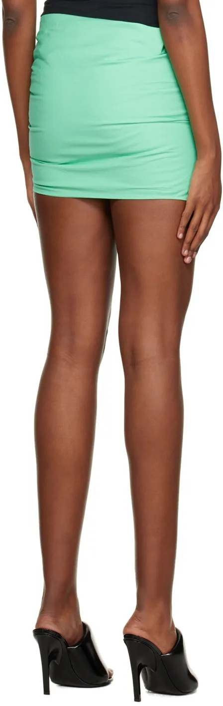 Gathered-Detail Miniskirt