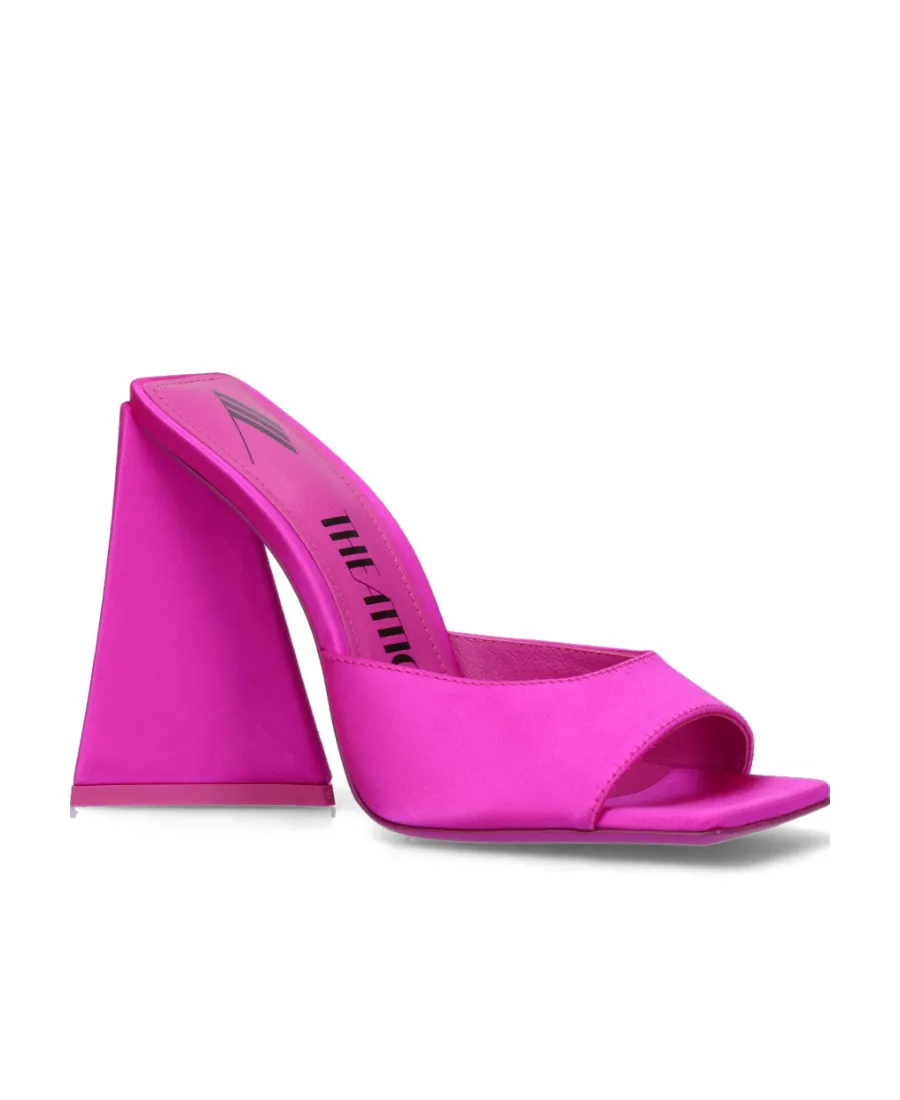 Devon Square-Toe Satin Finish Mules