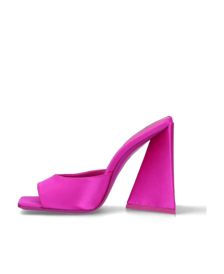 Devon Square-Toe Satin Finish Mules