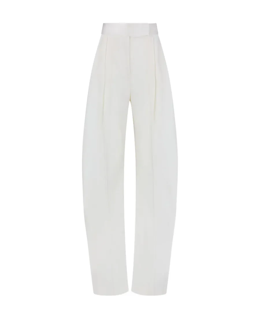 Pressed Crease Tapered Trousers