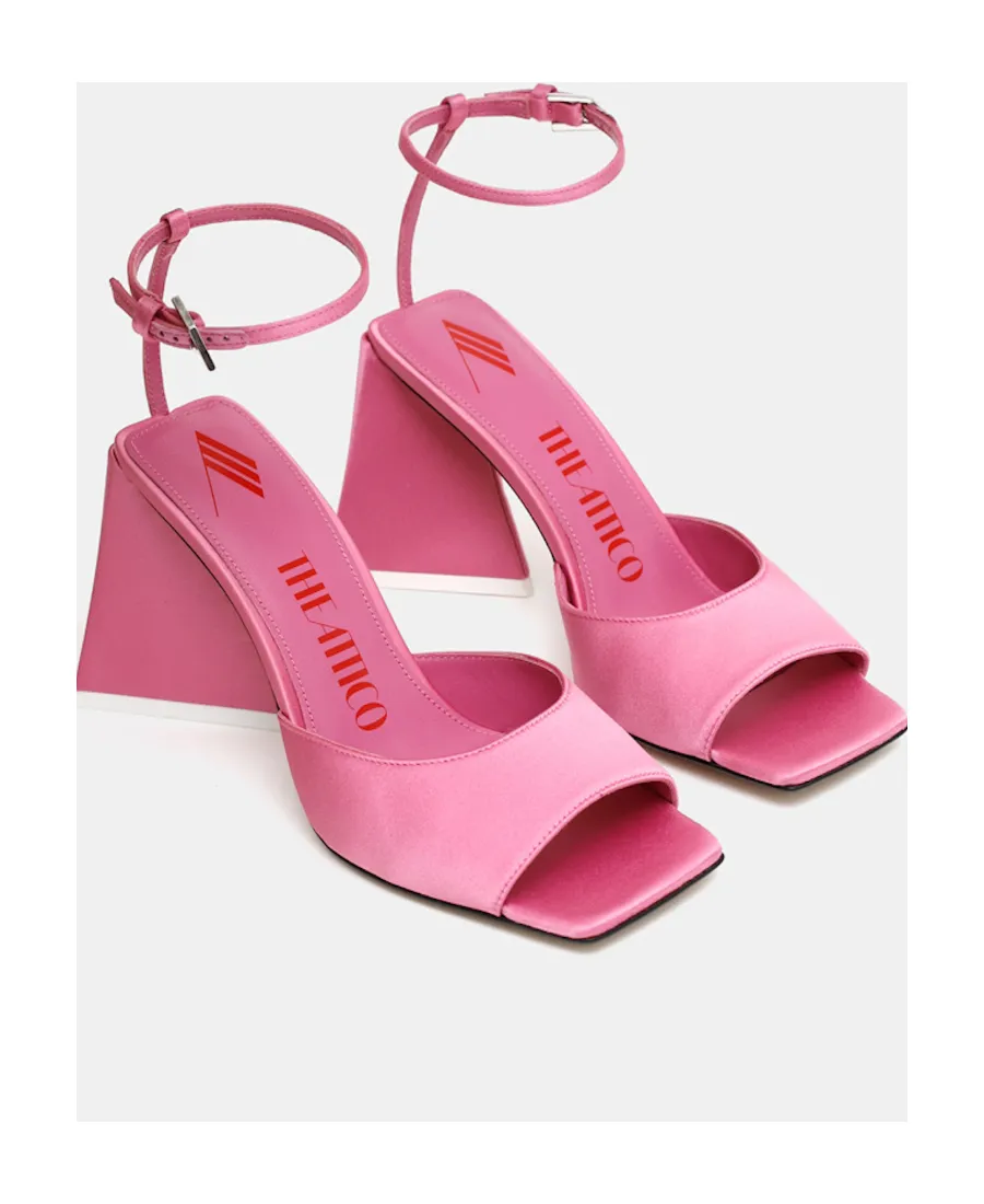Piper Open-Toe Satin Sandals