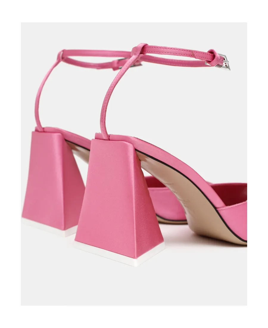 Piper Open-Toe Satin Sandals