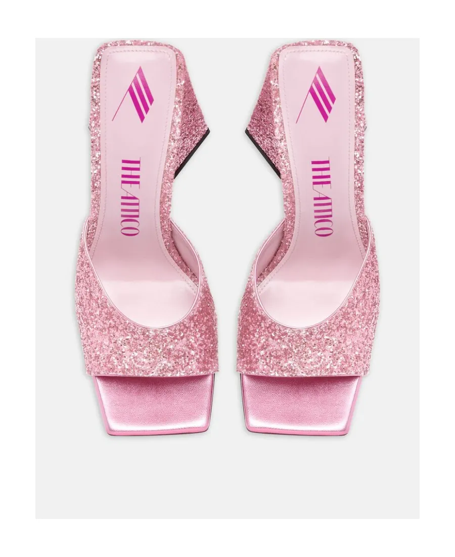 Devon Sequin Embellished Block Heel Mules
