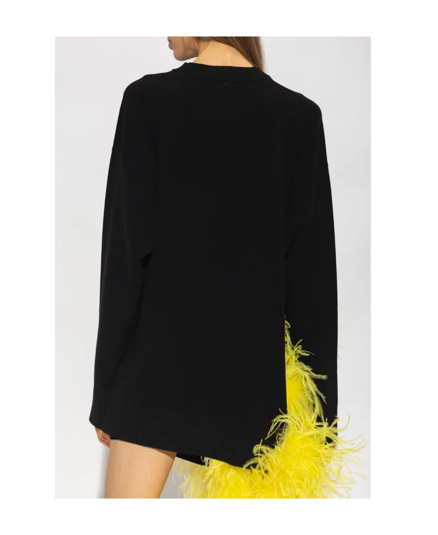 Blanche Feather Detailed Sweater