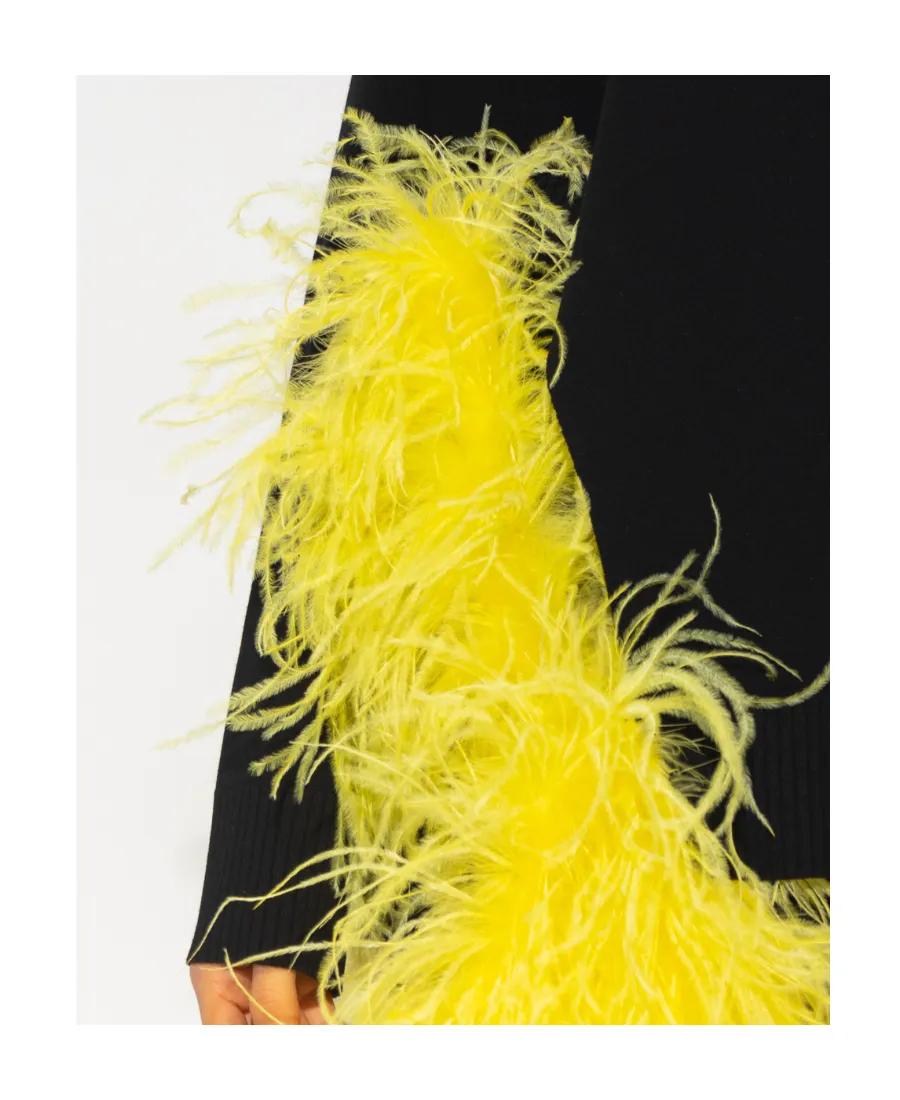 Blanche Feather Detailed Sweater