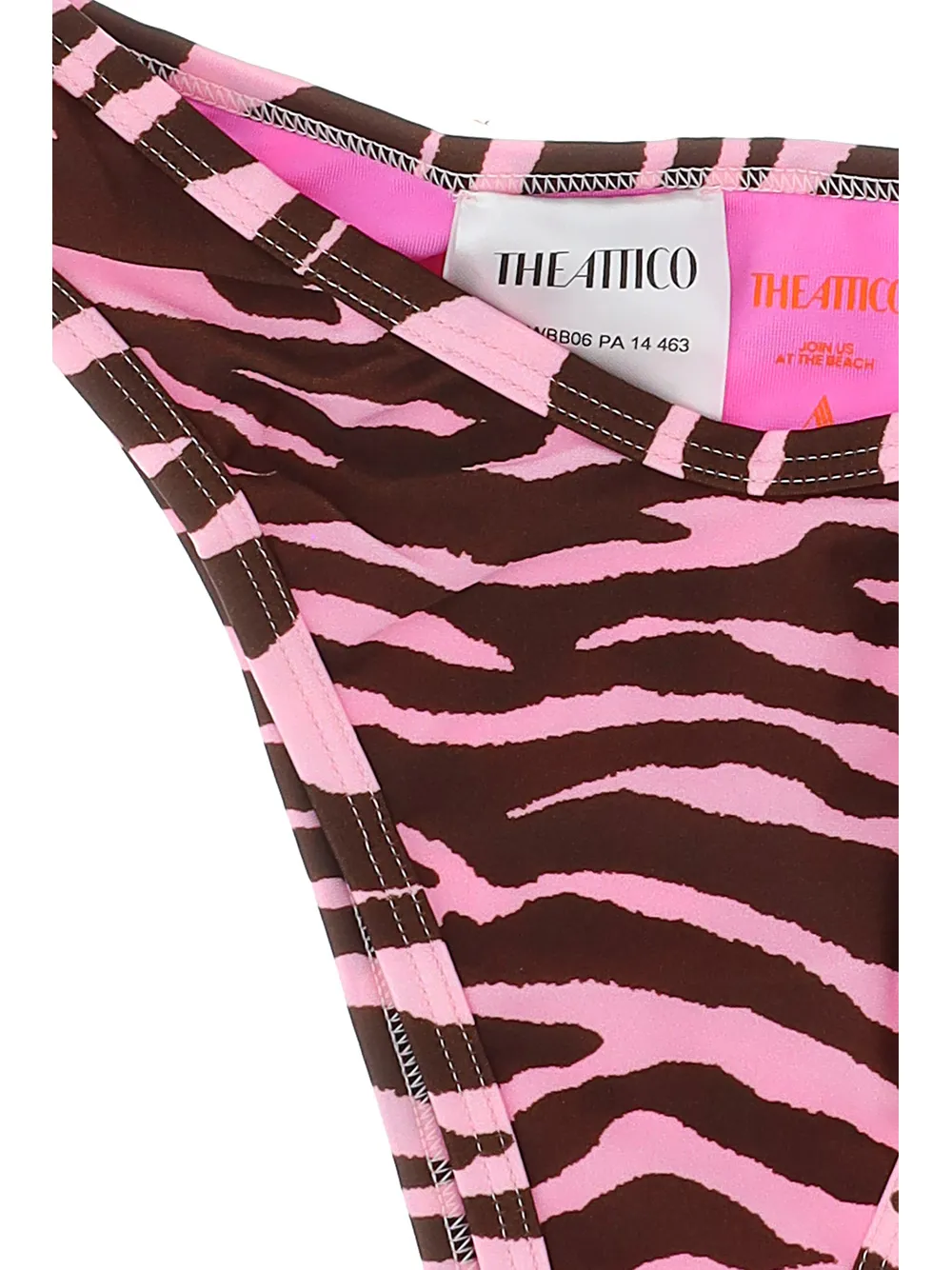 Zebra-Print Bikini Set