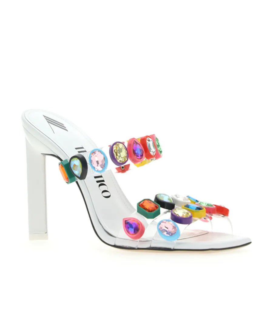 Nanci Embellished Heeled Mules