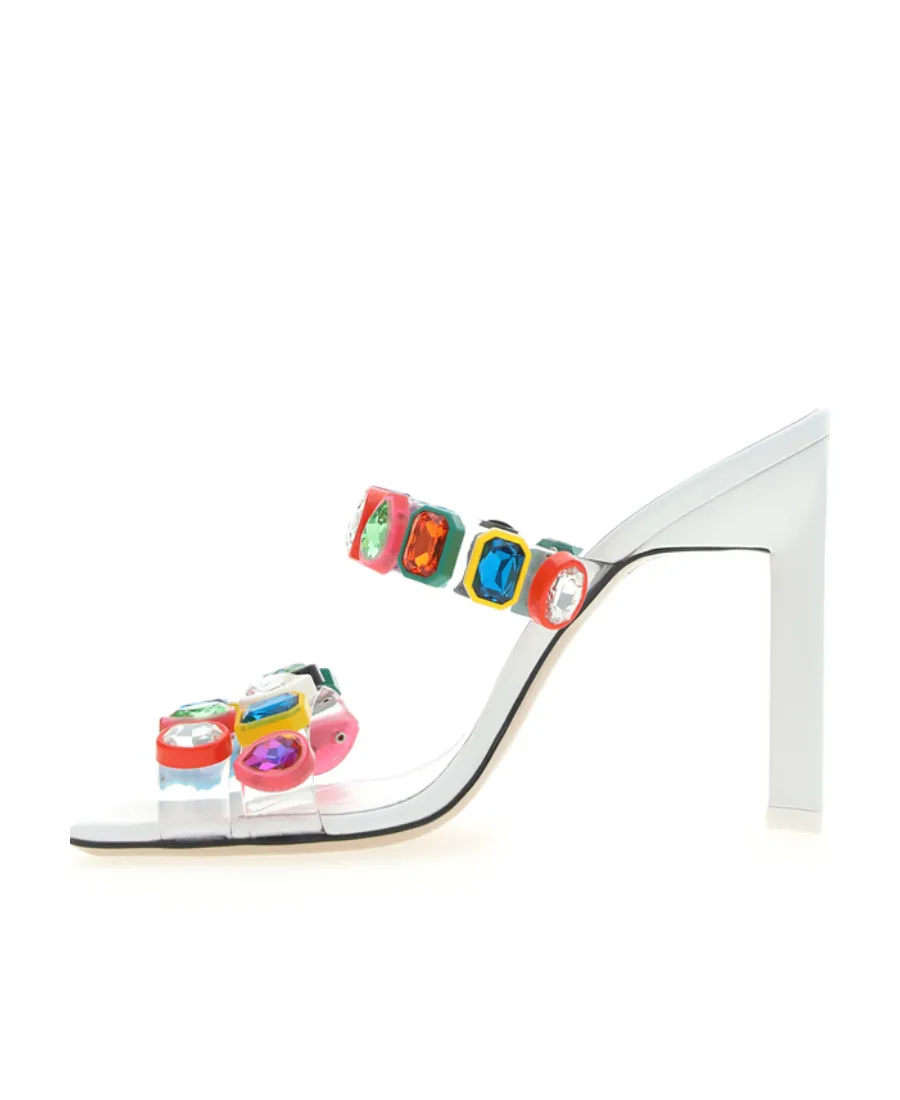 Nanci Embellished Heeled Mules
