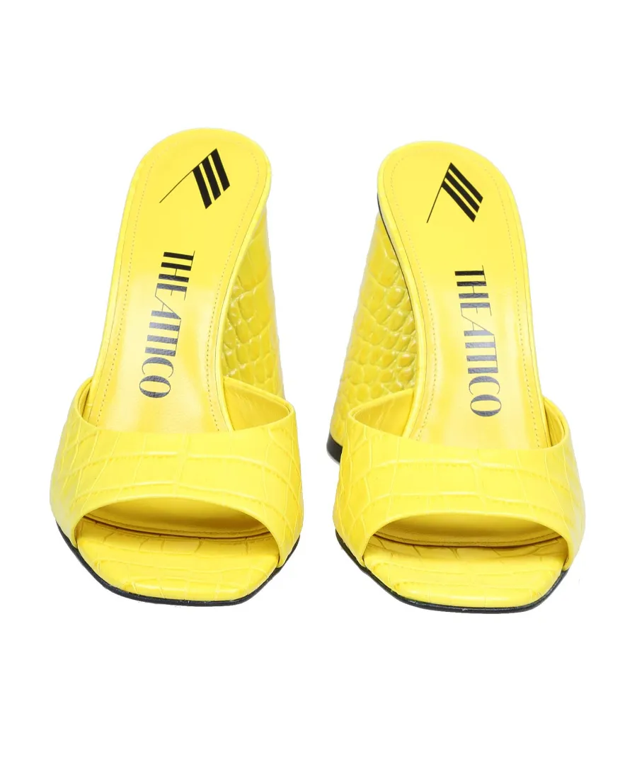 Logo Embossed High-Heeled Sandals