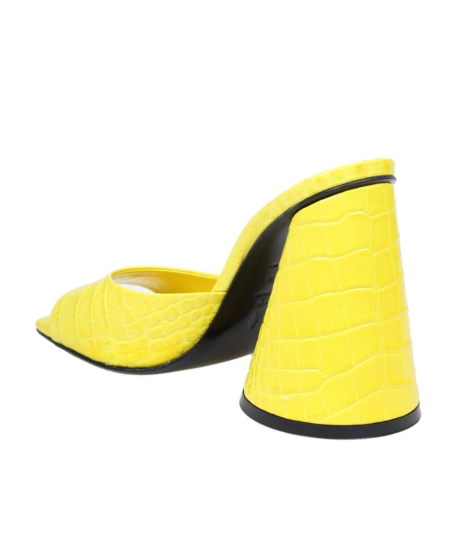 Logo Embossed High-Heeled Sandals