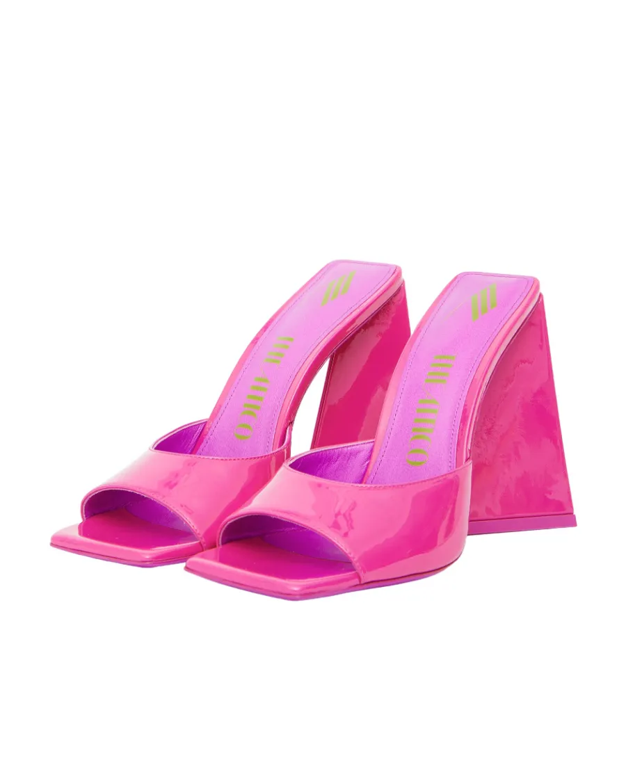 Devon Square-Toe Heeled Mules