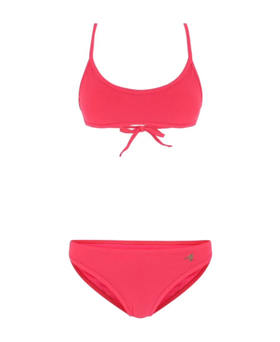 Logo Printed Bikini Set