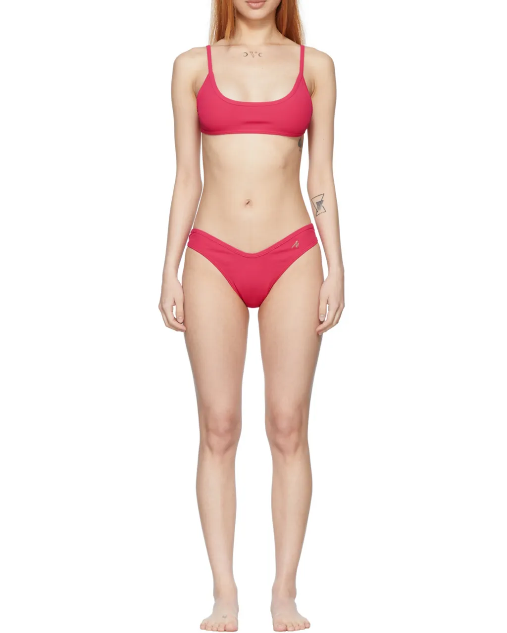 Logo Printed Bikini Set
