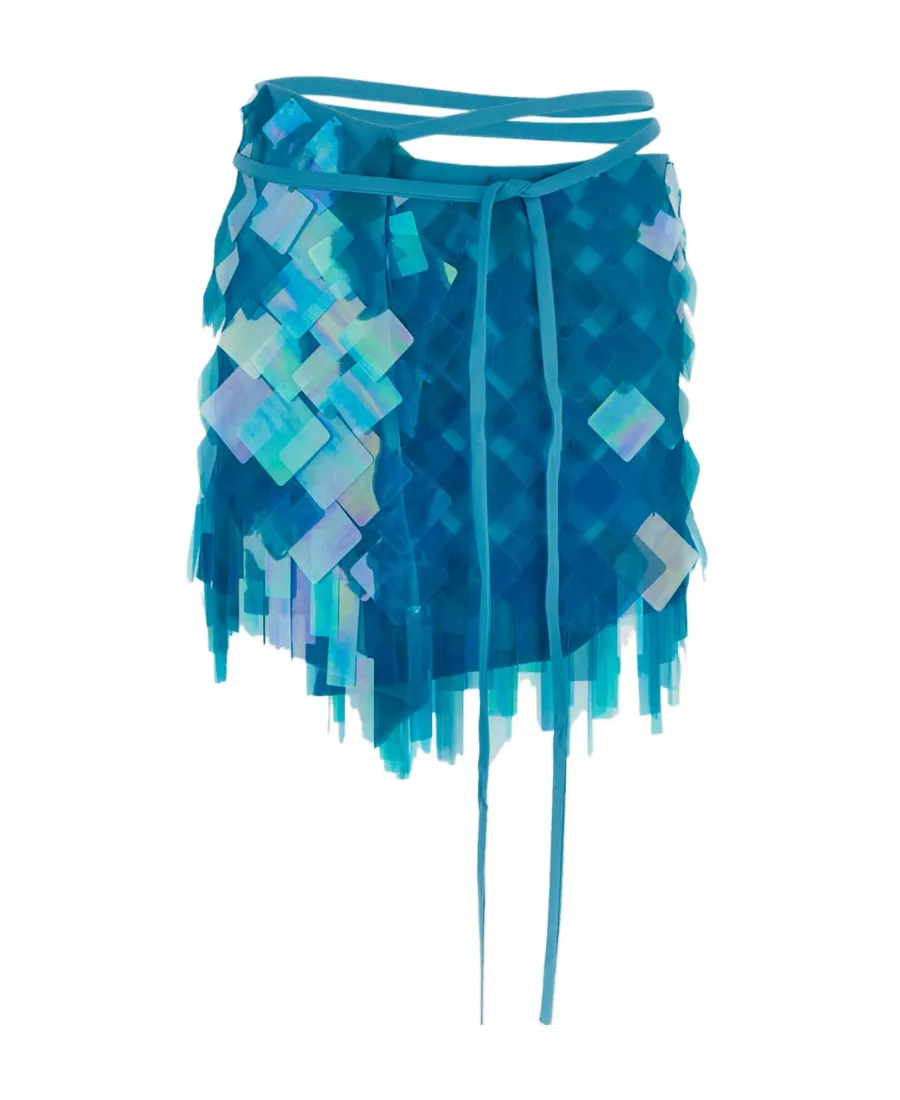 Embellished Mini Skirt