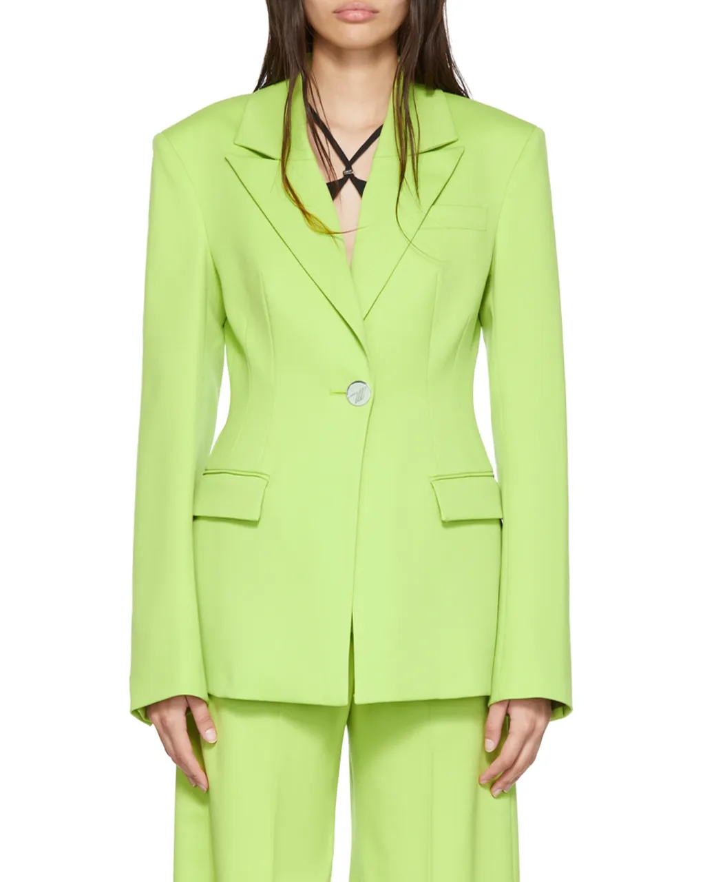 Single-Breast Tailored Blazer