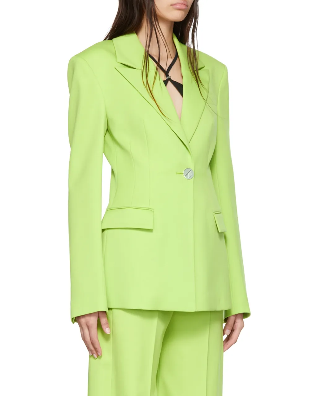 Single-Breast Tailored Blazer