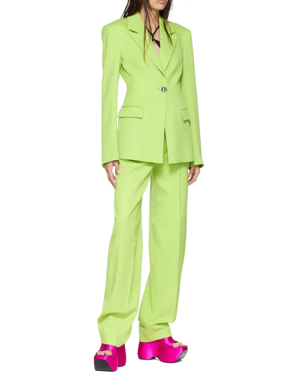 Single-Breast Tailored Blazer