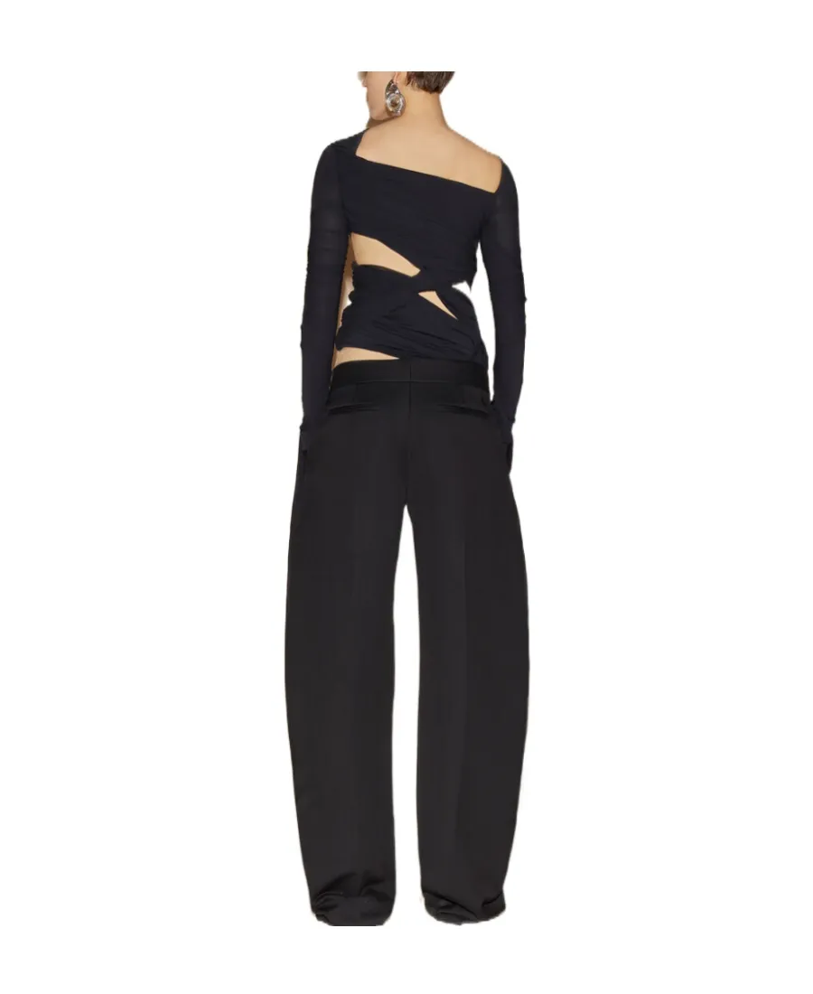 Draped Asymmetric Top
