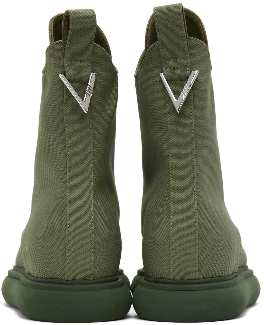 Selene Platform-Sole Mid-Calf Boots