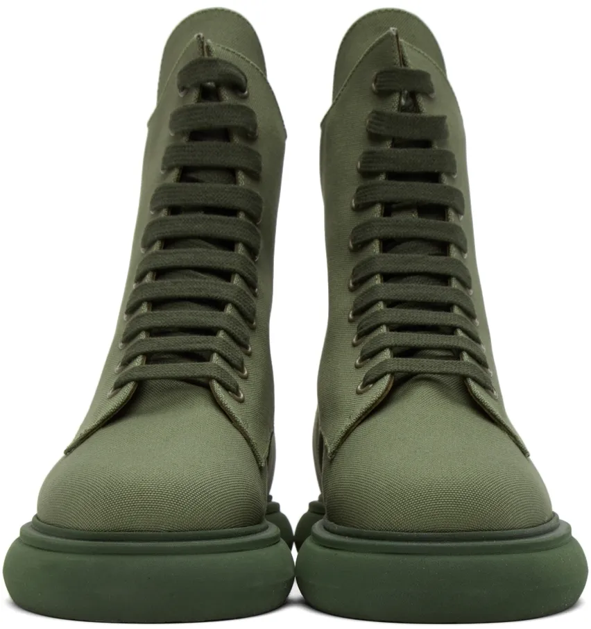 Selene Platform-Sole Mid-Calf Boots