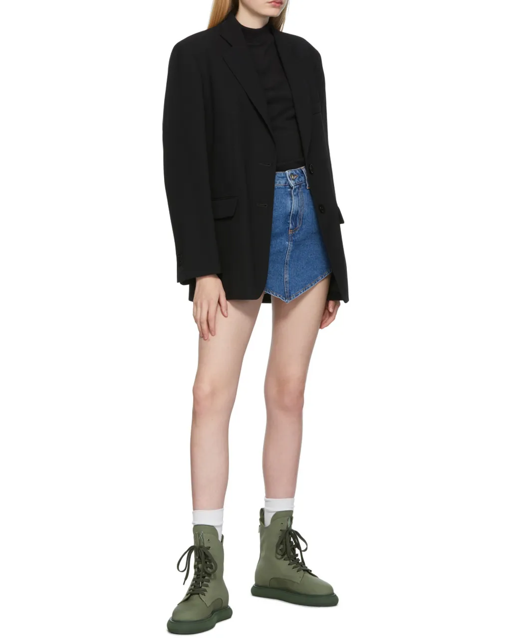 Selene Platform-Sole Mid-Calf Boots