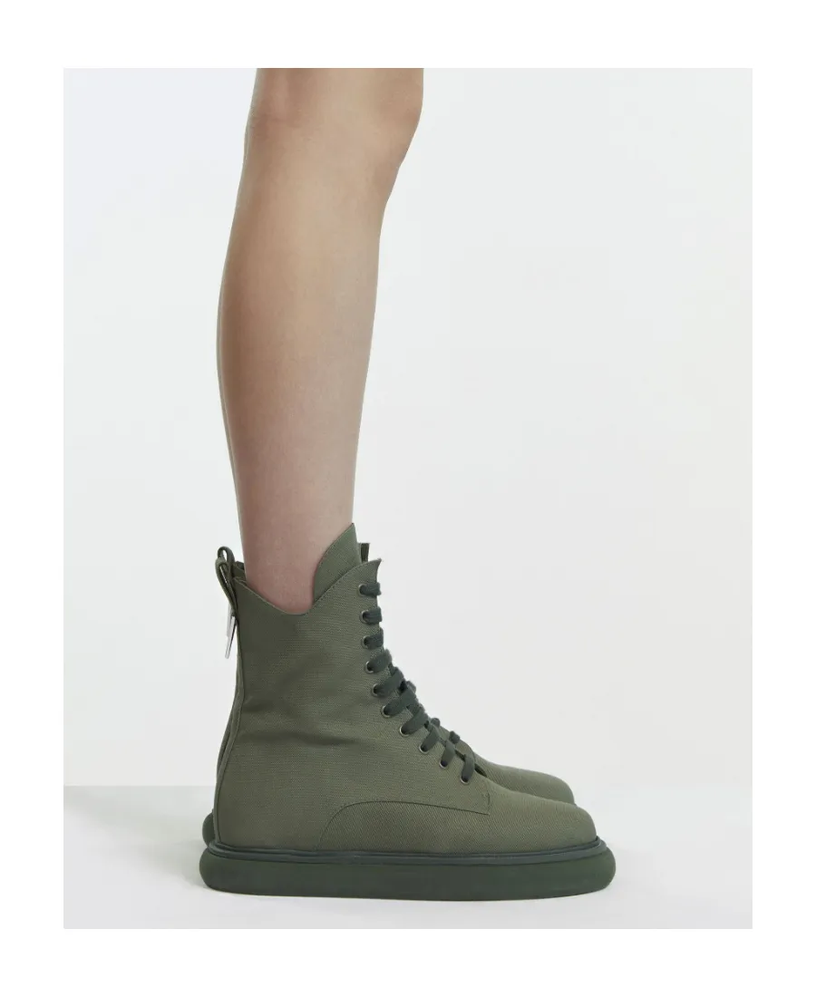Selene Platform-Sole Mid-Calf Boots