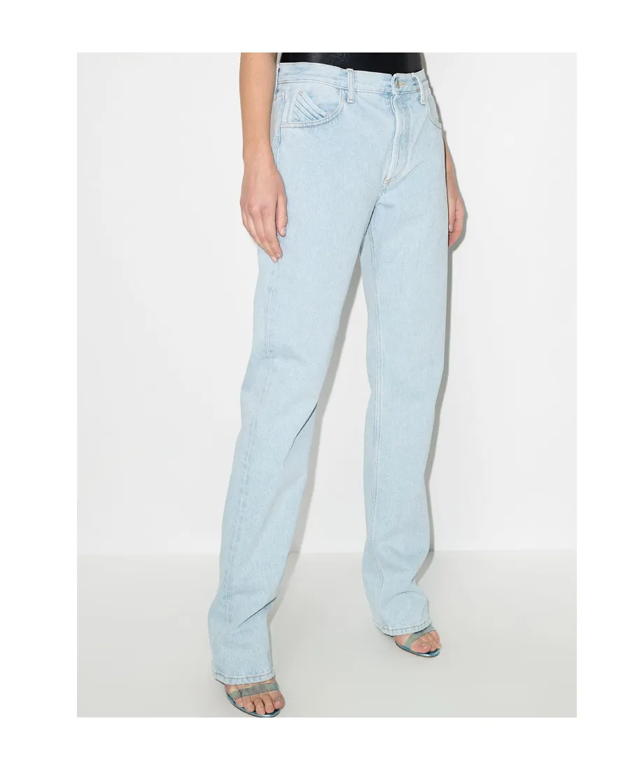 Straight-Leg Boyfriend Jeans
